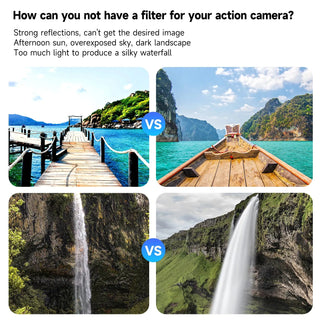 TELESIN CPL ND32 ND16 ND8 Camera Lens Filter Set for DJI OSMO Action 5 Pro 4 3 - product details - b.savvi