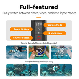 TELESIN Floating Selfie Stick Hand Grip Waterproof with Bluetooth Remote for GoPro - product details - b.savvi