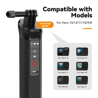 TELESIN Floating Selfie Stick Hand Grip Waterproof with Bluetooth Remote for GoPro - product details - b.savvi