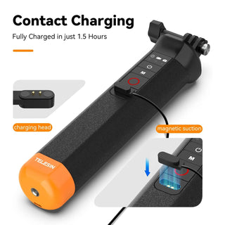 TELESIN Floating Selfie Stick Hand Grip Waterproof with Bluetooth Remote for GoPro - product details - b.savvi