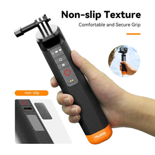 TELESIN Floating Selfie Stick Hand Grip Waterproof with Bluetooth Remote for GoPro - product details - b.savvi