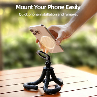 TELESIN Magnetic Flexible Octopus Tripod Phone Mount Compatible with MagSafe - product details - b.savvi