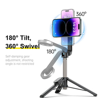 TELESIN Magnetic Selfie Stick Tripod with Bluetooth Remote Control Compatible with MagSafe - product details - b.savvi