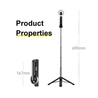 TELESIN Magnetic Selfie Stick Tripod with Bluetooth Remote Control Compatible with MagSafe - product details - b.savvi