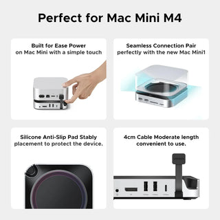 Ugreen 10-in-1 USB C Docking Station for Mac mini M4 Pro with M.2 NVMe Enclosure - product details - b.savvi