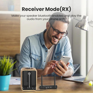 Ugreen 100m Long Range Bluetooth 5.0 Transmitter Receiver Adapter AptX LL Audio - product details rx mode - b.savvi