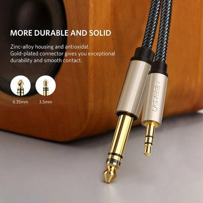 Ugreen 6.35mm to 3.5mm, 1/4 inch to 1/8 Aux Audio Cable - product details more durable - b.savvi