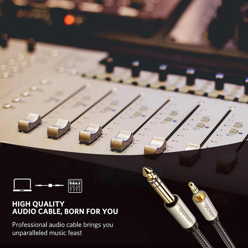 Ugreen 6.35mm to 3.5mm, 1/4 inch to 1/8 Aux Audio Cable - product details high quality - b.savvi