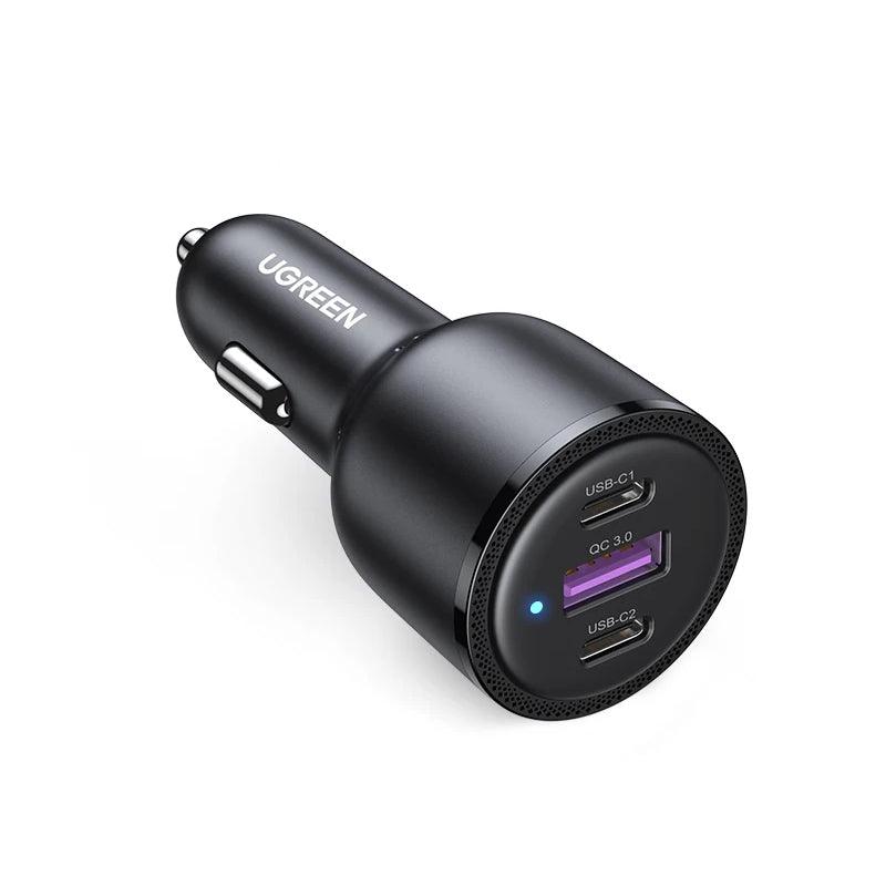 130W USB C PD Car Charger by UGREEN - Fast Charges iPhone, iPad, MacBook