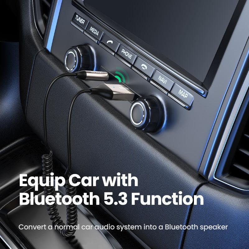 Ugreen Bluetooth 5.3 Aux Adapter Wireless Car Receiver USB to 3.5mm Built-in Mic - product details equip car with bluetooth function - b.savvi