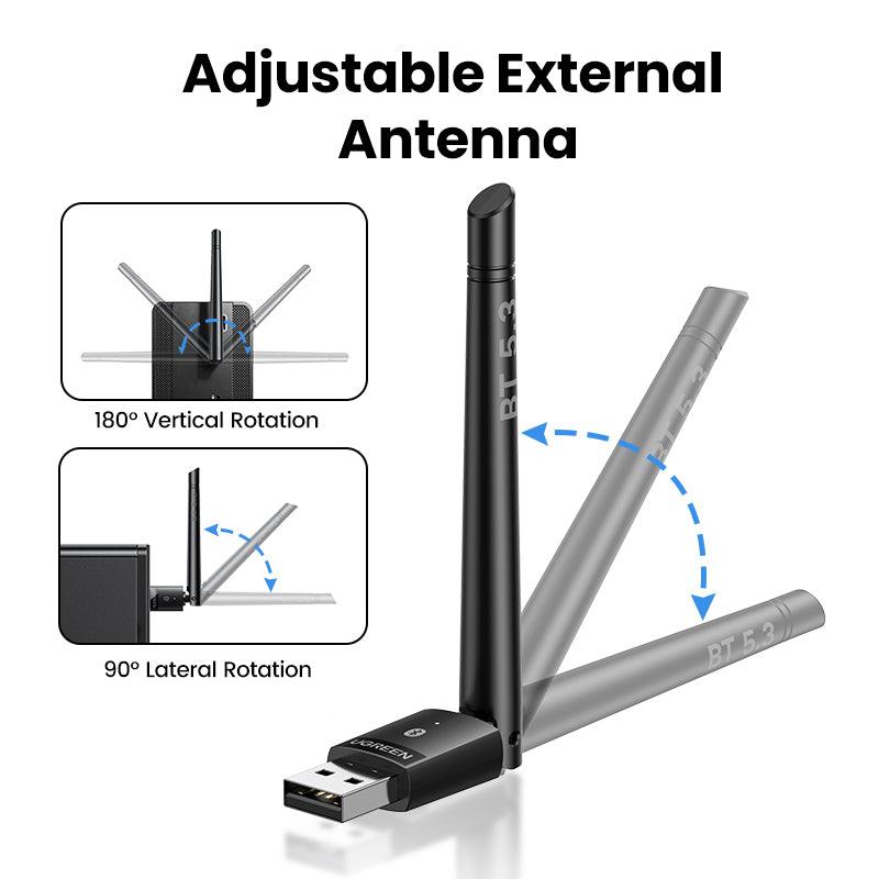 USB Bluetooth 5.3 Adapter Wireless BT 5.3 Receiver Dongle High