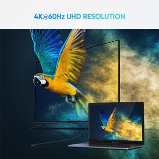 Ugreen Right Angel USB C 3.1 to HDMI Cable 4K 60Hz Type C Thunderbolt 3 Compatible - product details uhd resolution - b.savvi