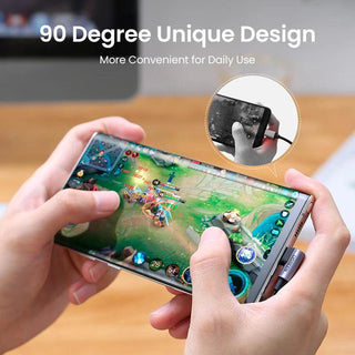 Ugreen Right Angle USB C to USB C Fast Charger Cable 60W PD 3A Charging - product details 90 degree unique design - b.savvi