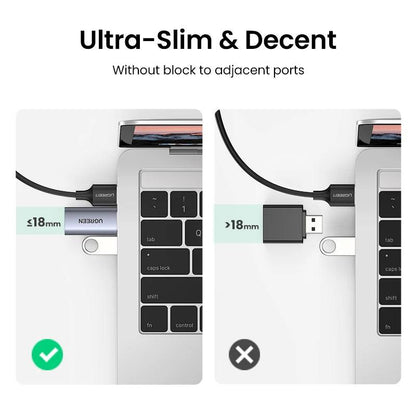 Ugreen Sound Card Audio Adapter USB to 3.5mm Aux External Converter - product details ultra slim - b.savvi