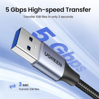 Ugreen USB 3.0 Extension Aluminium Braided Cable Male to Female 5Gbps High Speed Data Extender - product details high speed transfer - b.savvi
