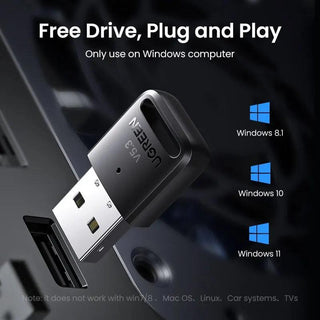 Ugreen USB Bluetooth 5.3 Wireless Dongle Adapter Receiver for PC - product details driver free - b.savvi