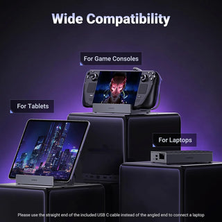 Ugreen USB C 9-in-1 Docking Station for Steam Deck OLED, Adjustable & Foldable Stand - product details - b.savvi