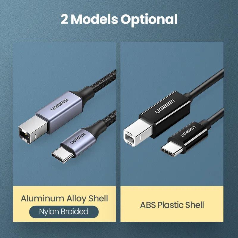 Ugreen USB Type C to USB Type B Printer Cable - product details 2 models - b.savvi