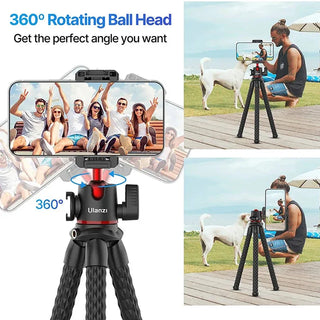 Ulanzi MT-33 Flexible Octopus Tripod 360 Rotating with Cold Shoe Mount - product details - b.savvi