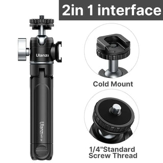 Ulanzi U-Vlog Lite Mini Extendable Tripod with 360° Ball Head & Cold Shoe - product details - b.savvi