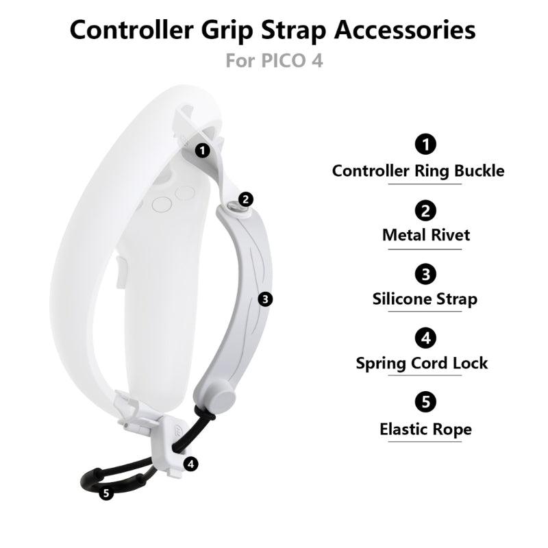 VR Controller Adjustable Knuckle Hand Strap for Pico 4 Anti-Slip Protective Grip - product details accessories - b.savvi