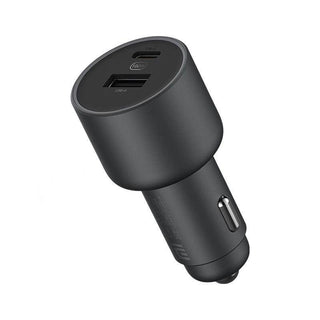 Xiaomi Mi 1A1C 100W 5A Car Charger USB C Dual Port PD QC 3.0 Fast Charging - product main black front angled view - b.savvi