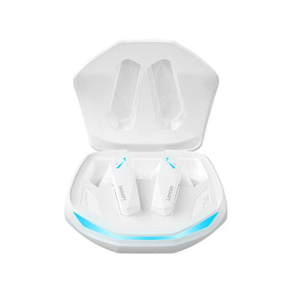 Lenovo GM2 Pro Wireless Earphones Bluetooth 5.3 - product variant white front angled view - b.savvi