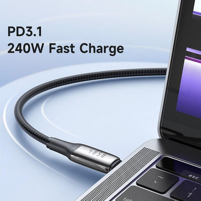 Mcdodo USB4 Fast Charger Cable 40Gbps Data 240W PD3.1 5A Charging 8K 60Hz - product details pd3.1 fast charge - b.savvi