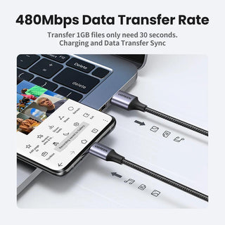 Ugreen USB C Fast Charger Cable Braided 18W 3A Charging - product details - b.savvi