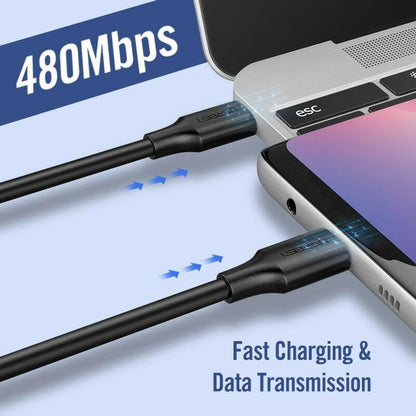 Ugreen USB C to USB C Cable Male to Male 60W PD 3A QC3.0 Fast Charge - product details data transmission - b.savvi