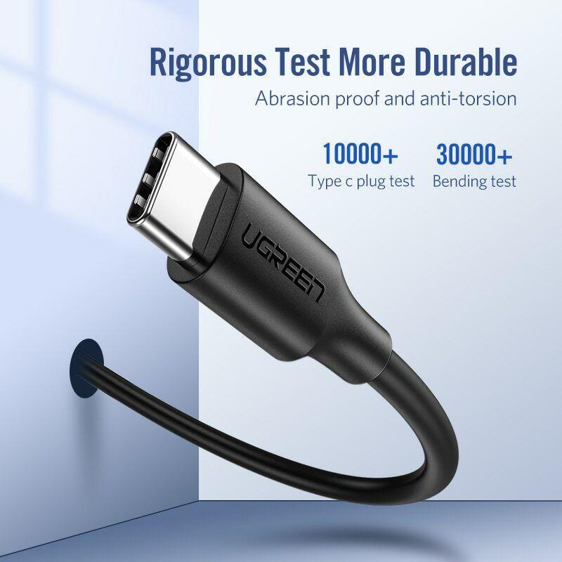 Ugreen USB C to USB C Cable Male to Male 60W PD 3A QC3.0 Fast Charge - product details more durable - b.savvi