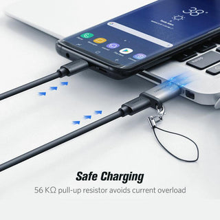 Ugreen USB to USB C Adapter USB A 3.0 Male to USB C 3.1 Female Connector - product details safe charging - b.savvi